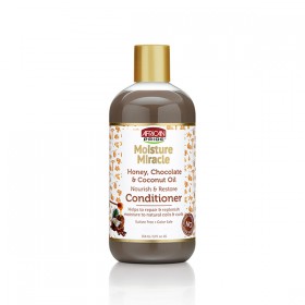 African Pride Moisture Miracle Honey&Chocolate&Coconut Oil Nourish & Restore Conditioner 12oz